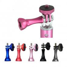 Portable Aluminum Standard 1/4 Screw Port Cradle Head for Monopod Selfie Stick