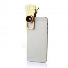 Universal 4in1 10X Telephoto lens + Wide angle Lens + Micro Lens + Fisheye Lens Black