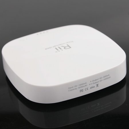 Rii P03 4000mAh Dual USB Mobile Power Bank for Smartphones