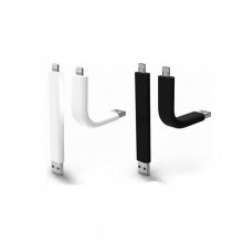 2-In-1 Bendable Standable Data Cable for Iphone 5c/5s Smartphone