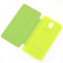 Portable Leather Flip Case Cover for Samsung Galaxy Note III Green