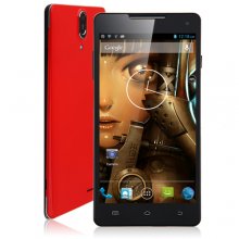 S8 Smartphone Android 4.2 MTK6589 Quad Core 6.0 Inch HD Screen 3G Gesture Sensing 1GB 16GB -Red