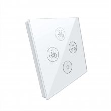 WiFi Smart Ceiling Fan Light Wall Switch,Works With Tmall Genie/Alexa/GoogleHome,Time Setting,Voice & Remote Control(2-pack)