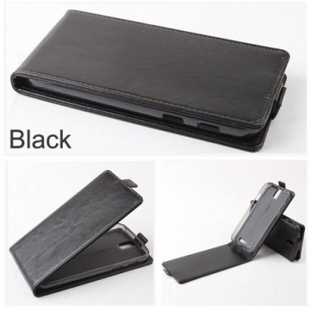 Leather Flip Cover Stand Case for ZOPO ZP999 ZP998 Smartphone Black
