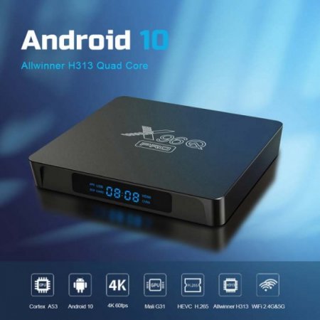 X96Q Pro QHDTV IPTV Box Android 9.0 Allwinner H313 4K Set top Box