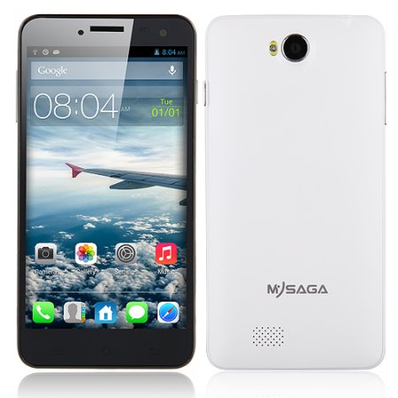 MYSAGA M2 Smartphone Android 4.2 MTK6589T Quad Core 5.0 Inch IPS Retina FHD Screen F2.0 13.0MP Camera 16GB- White