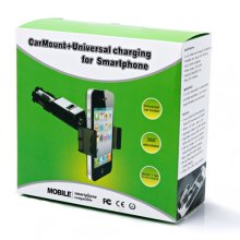 Carmount + Universal Charging For Smart Phone 360° Degrees Adjustable DC5V 1.5A