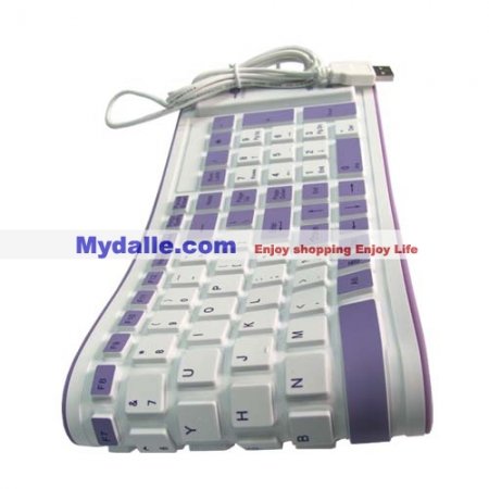 103 keys two color flexible keyboard