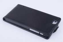 4.7Inch Protective PU Leather Flip Case for iPhone 6 Smartphone Black