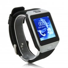 Otium Gear S Watch Style Phone Single SIM Card BT Sync Pedometer Sleep Moniter Black