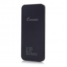 AX360 4200mAh Smartphone Style USB Power Bank for iPhone Smartphone Black