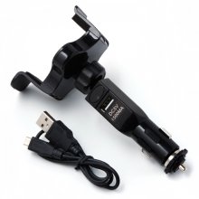 Carmount + Universal Charging For Smart Phone 360° Degrees Adjustable DC5V 1.5A