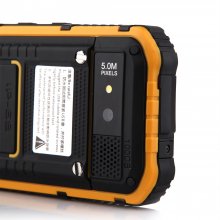 A8 Smartphone IP68 Android 4.2 MTK6572W SOS Power Bank 3000mAh Battery - Black & Orange