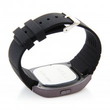 Rwatch M26S 1.44" IP57 Smart Bluetooth Watch with Mic Pedometer Push Messages Black