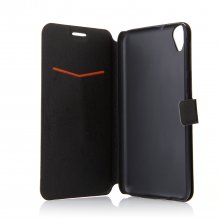 Flip Cover Case Stand for HTC 820 Smartphone Black