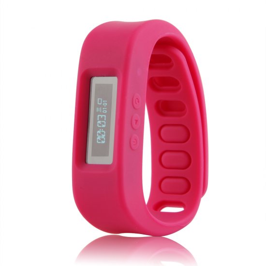 OLED Bluetooth Healthy Bracelet for Android Smartphones Rose