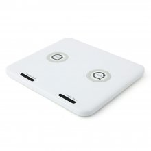 QI 6.6 Inch 2-in-1 Wireless Charger for QI Standard Smartphone White