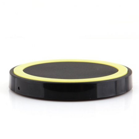 Q5 Portable Mini Wireless Charger Pad for Qi Compliant Devices Yellow&Black