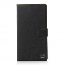 Fashion Leather Flip Cover Stand Case for MEIZU m1 note Smartphone Black