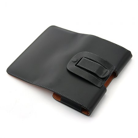 Magnetic Closure Protective Leather Case Cover for Samsung Galaxy Note i9220 N7100 Black
