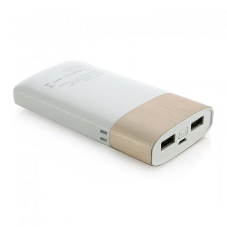 ADO KPOW8 9000mAh QC2.0 Two-way Quick Charge Power Bank Dual USB Output White