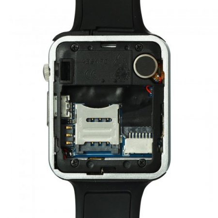 iCou I6 Smart Watch Phone 1.54 Inch Touch Screen Bluetooth Camera FM Black