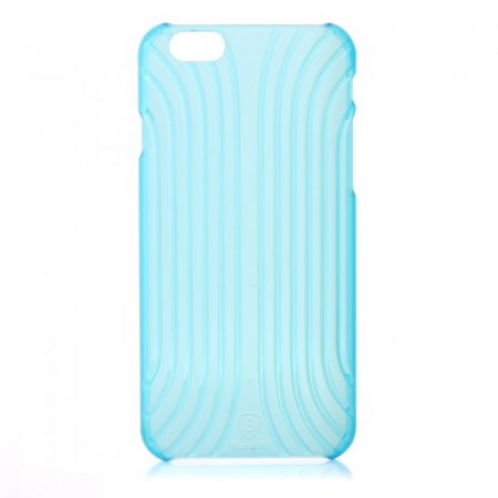 Shell Style Hard Back Case Cover for iPhone 6 Transparent Blue