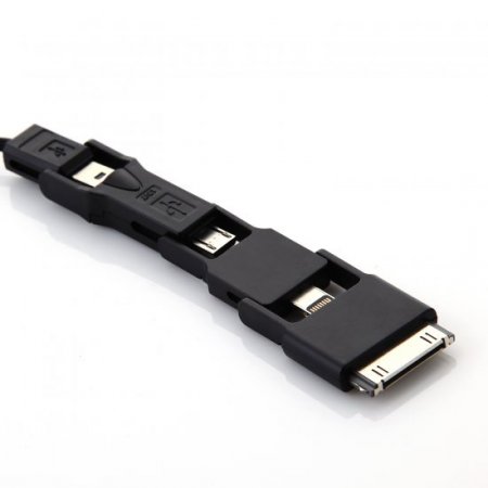 4- In-1 Multifunctional USB Charger Data Transfer Cable For Mobile Phone