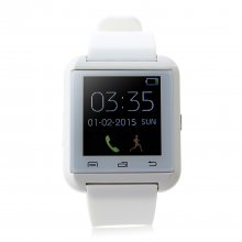 U Watch U8 Plus Smart Bluetooth Watch 1.44" Screen for iOS & Android Smartphones White