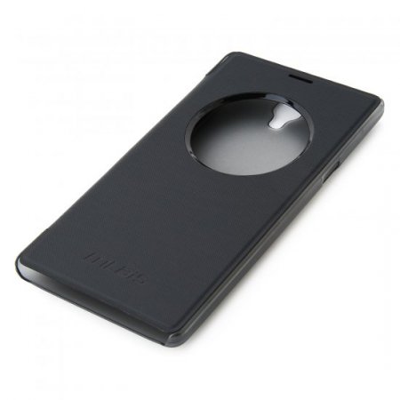 Original Leather Flip Cover Case for Mlais M52 Smartphone Black