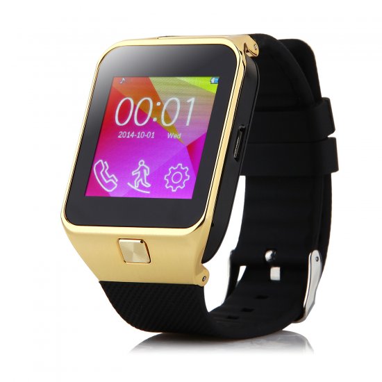 ZGPAX S29 Watch Phone Bluetooth Watch Quad Band 1.54 Inch FM Camera Golden