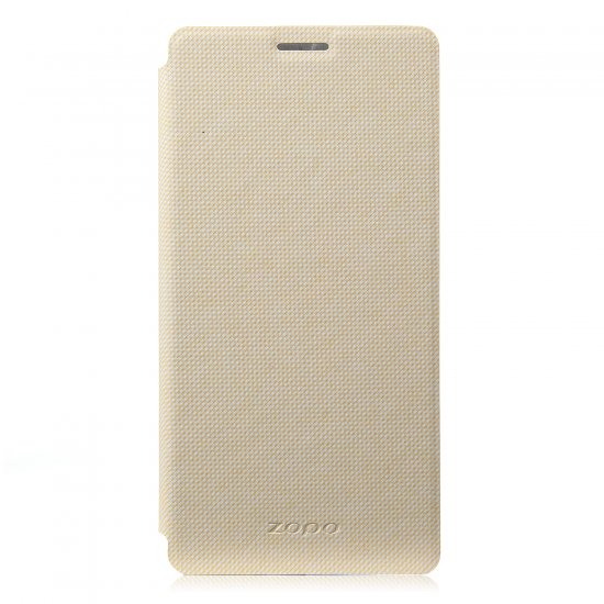 Original Leather Flip Cover Stand Case for ZOPO ZP720 Smartphone - Gray