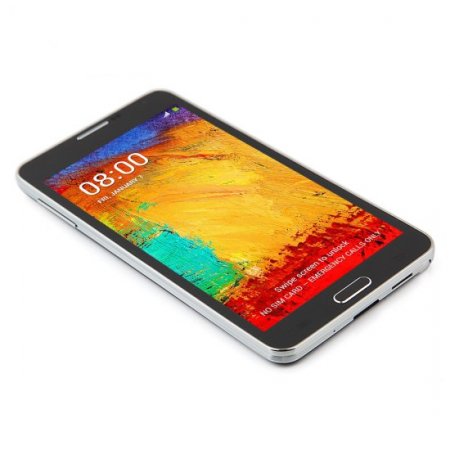 Tengda N9005 Smartphone MTK6582 Quad Core Android 4.2 5.5 Inch Air Gesture OTG - Black