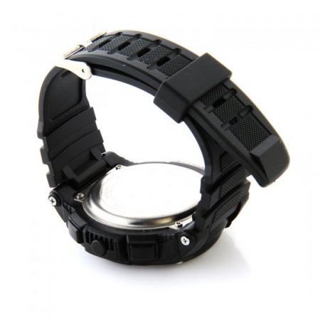 ZOOZ J1 IP68 Bluetooth Watch with Call SMS Sync Function for Android iOS Phone Black