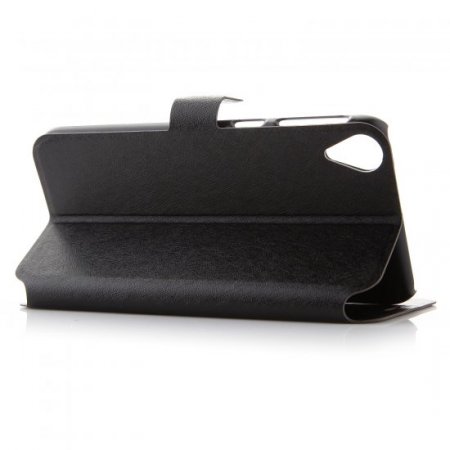Flip Cover Case Stand for HTC 820 Smartphone Black
