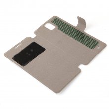 Flip Cover Case White & Screen Protector for W-5000 Smartphone