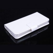 Leather Flip Cover Case Stand GIONEE V183 Smartphone White