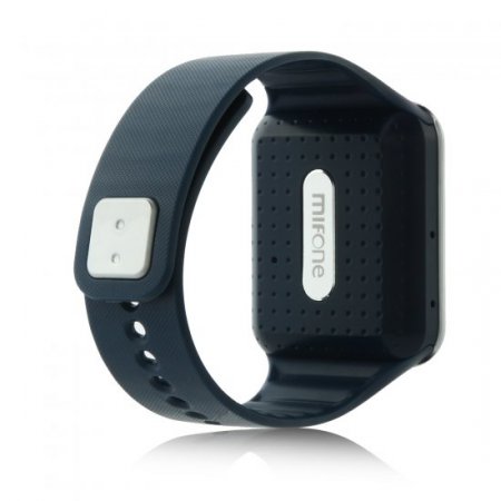 MIFone W15 2.5D Sapphire Glass Smart Bluetooth Watch 1.5" Screen TPSiV Safe Strap Blue