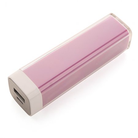 Fashion Portable 3100mAh Lipstick Style Mobile Power Bank for iPhone Mobile Phone 8 Color