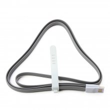 1.2M Flat USB Data Cable with Magnetic Connector Color Randomly