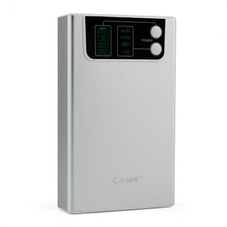 Cager 3G WiFi Router & Cloud Storage 10400mAh Power Bank for Mobile Phone Tablet PC