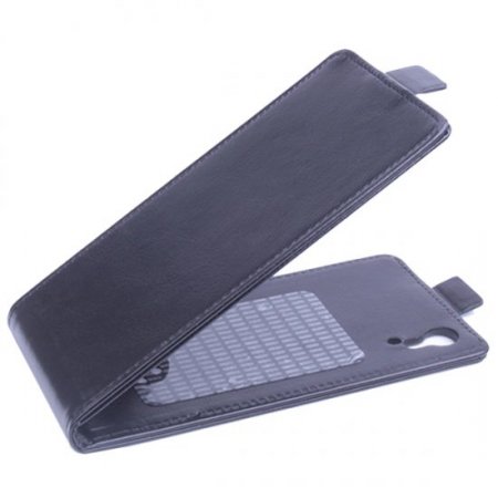 Leather Flip Cover Case Protect Case for Cubot X9 Smartphone Black