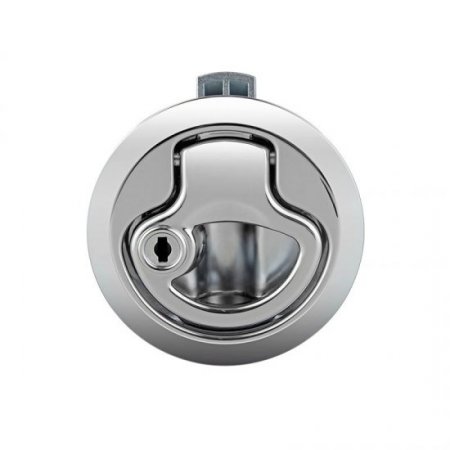 RV mini Stainless Steel Cabinet Door Handle Lock Flush Pull Slam Latch Mount Hatch Lift With Lock Keys​​​​​​​