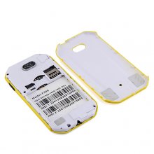 F599 Smartphone Android 2.3 MTK6515 3.4 Inch TFT Capacitive Screen - Yellow