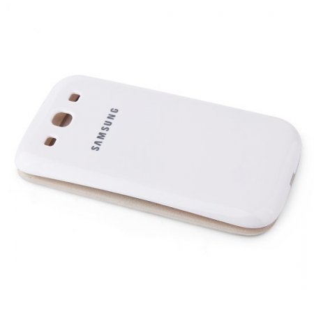 Protective Flip Cover For GALAXYS III Smartphone White