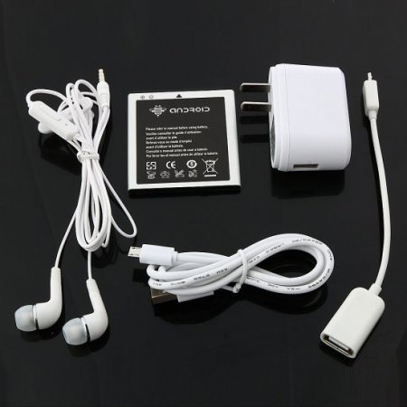 Tengda S1 Smartphone MTK6582 1GB 4GB Android 4.2 5 Inch OTG Air Gesture - White