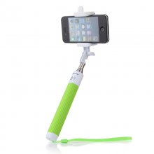 All-in-one Extendable Bluetooth Monopod One-click Photographic Selfie Stick Green