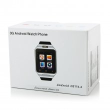 ZGPAX S8 Watch Phone Android 4.4 MTK6572W Dual Core 1.54 Inch 3G 512MB 8GB GPS Golden