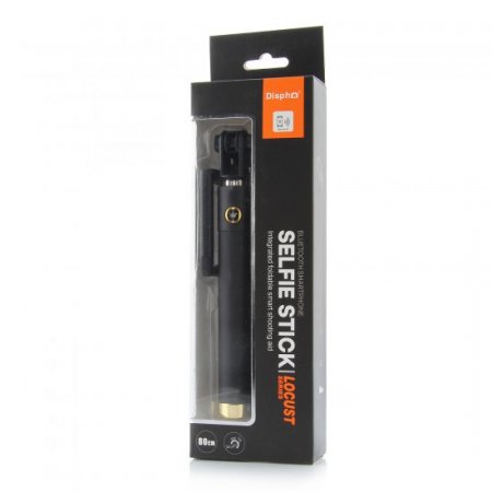 Dispho Original Bluetooth Selfie Stick Integrated Foldable Smart Shooting Aid Gold