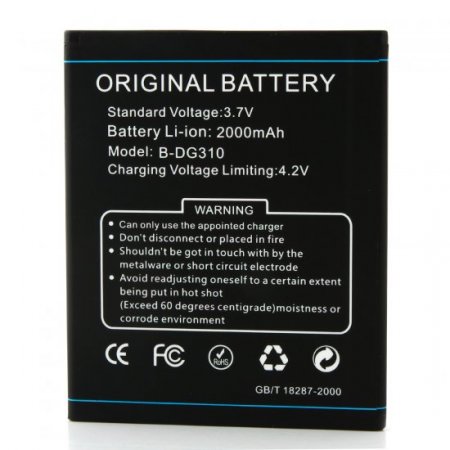 DOOGEE VOYAGER2 DG310 Smartphone MTK6582 1GB 8GB 5.0 Inch Android 5.0 OTG Black